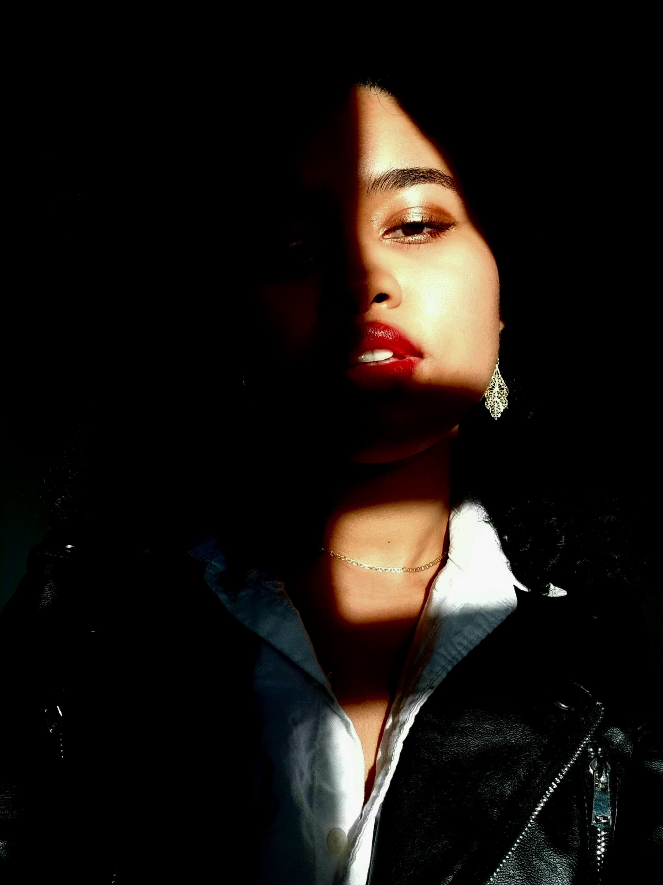 Red renaissance portrait one